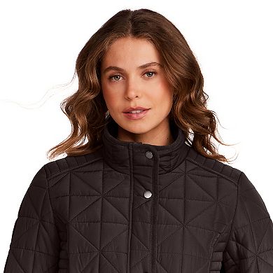 Women's Weathercast Corduroy Trim Quilted Barn Jacket