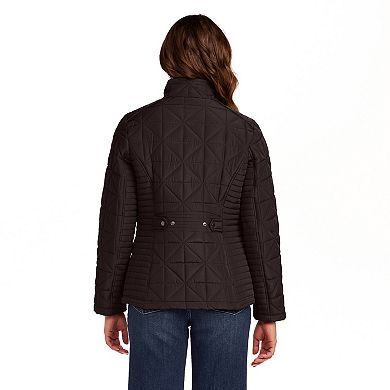 Women's Weathercast Corduroy Trim Quilted Barn Jacket
