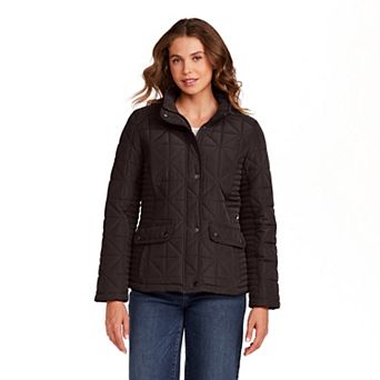 Women's Weathercast Corduroy Trim Quilted Barn Jacket
