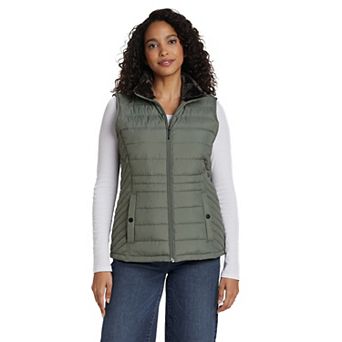 Women's Weathercast Plush Lined Quilted Puffer Vest