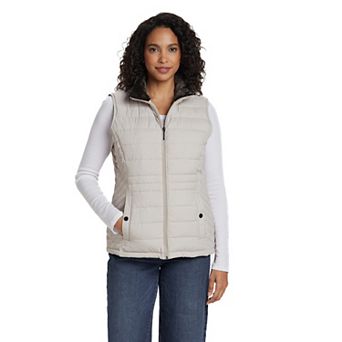Women's Weathercast Plush Lined Quilted Puffer Vest