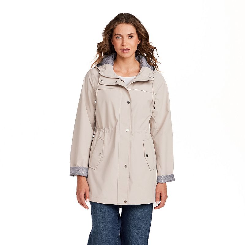 Women's Weathercast Hooded Anorak with Turn Back Cuffs,