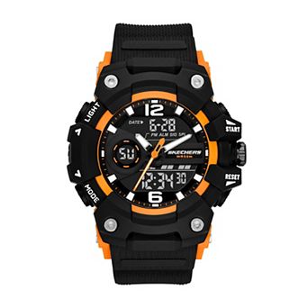 Skechers® Men's Nealy Analog-Digital Silicone Watch