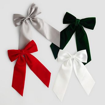 Girls Addie & Tate Holiday Bow 4-Pack