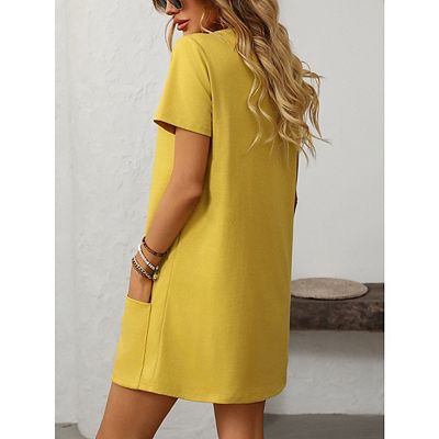 square neck loose dress Charmaine Square Neck Loose-Fitting Maxi Dress in Beige, professional work dress, a-line Maxi for office, women's dress, SOERA