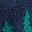 Navy Tree Print