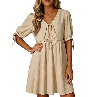 babydoll a line dress Spaghetti Strap Mesh A-Line Babydoll Dress