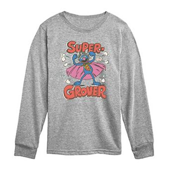 Toddler Boy Sesame Street Super Grover Long Sleeve Graphic Tee
