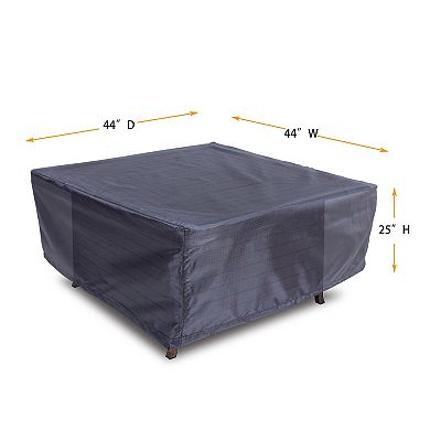Summerset Shield Gold 2-Layer Polyester Fabric Outdoor Fire Table Square Cover