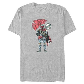 Big & Tall Star Wars Boba Fett Poster Graphic Tee