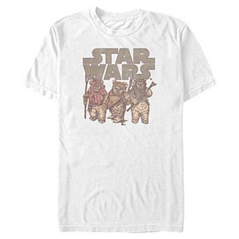 Big & Tall Star Wars Ewoks Trio Graphic Tee