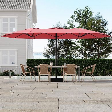 15FT Large Patio Umbrella with Base Included