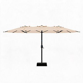 15FT Large Patio Umbrella with Base Included