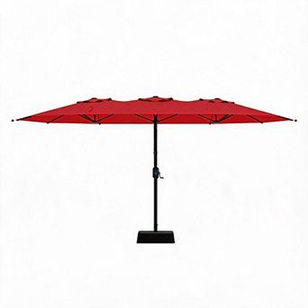15FT Large Patio Umbrella with Base Included