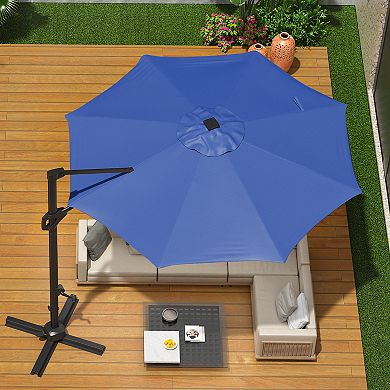 Cantilever Offset Patio Umbrella 10FT Without Light
