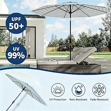 Heavy Duty 9FT Outdoor Patio Umbrella without base