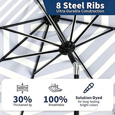 Heavy Duty 9FT Outdoor Patio Umbrella without base