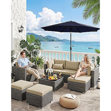 Backyard 9FT Outdoor Patio Umbrella,without base and light