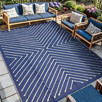 lxt-Patio Rugs Outdoor Waterproof Reversible Portable Plastic Straw Camping Rugs Plastic Straw Rug