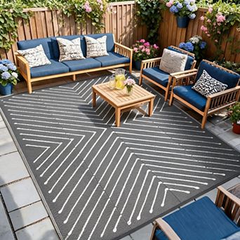 lxt-Patio Rugs Outdoor Waterproof Reversible Portable Plastic Straw Camping Rugs Plastic Straw Rug