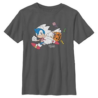 Boys 6-20 Sonic The Hedgehog Trick Or Treating Halloween Graphic Tee