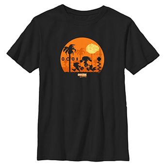 Boys 6-20 Sonic The Hedgehog Candy Hunt Halloween Graphic Tee