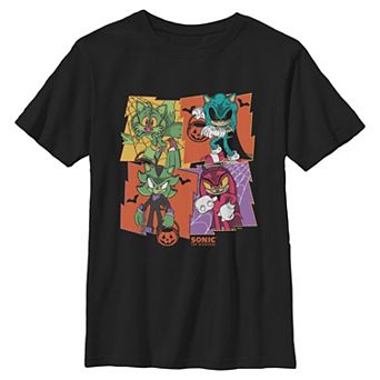 Boys 6-20 Sonic The Hedgehog Trick Or Treaters Halloween Graphic Tee