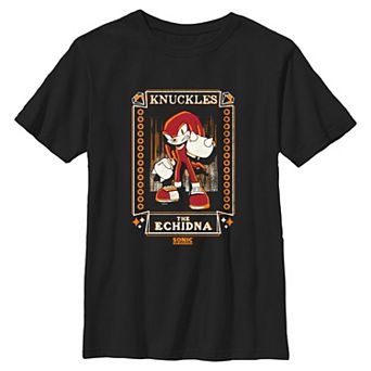 Boys 6-20 Sonic The Hedgehog Knuckles The Echidna Graphic Tee