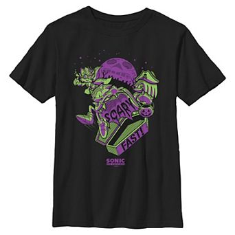 Boys 6-20 Sonic The Hedgehog Scary Fast Halloween Graphic Tee