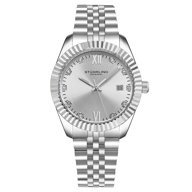 Stuhrling Gamine Women's 36mm Quartz Watch - 4024, Silver Tone