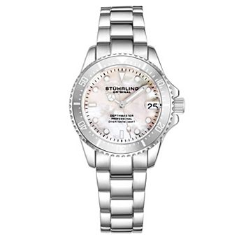 Stuhrling Depthmaster Women's 32mm Stainless Steel Quartz Fashion Watch - 3950L