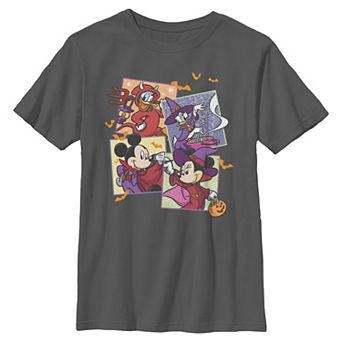 Boys 6-20 Disney's Mickey And Friends Spooky Portraits Halloween Graphic Tee