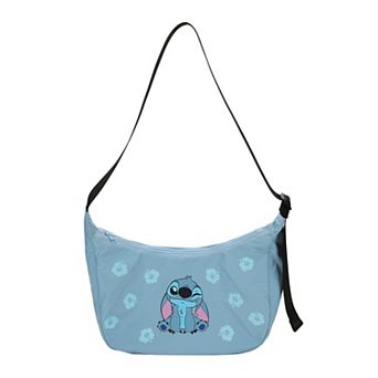 Disney's Lilo & Stitch Wink & Hibiscus Crescent Handbag