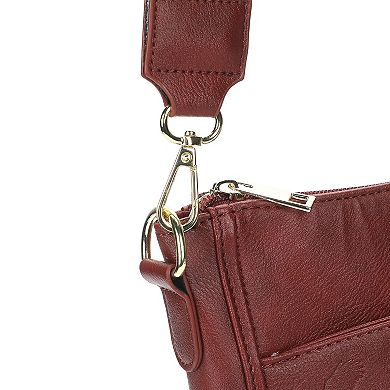 Harry Potter Hogwarts Badge 9.75-Inch Crossbody Bag