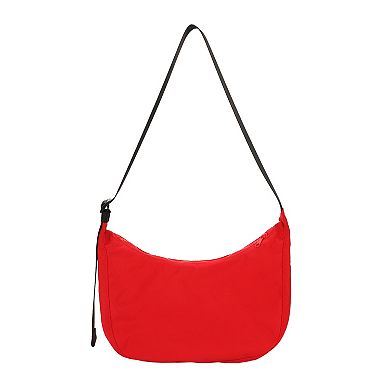 Peanuts Snoopy & Woodstock Crescent Crossbody Handbag