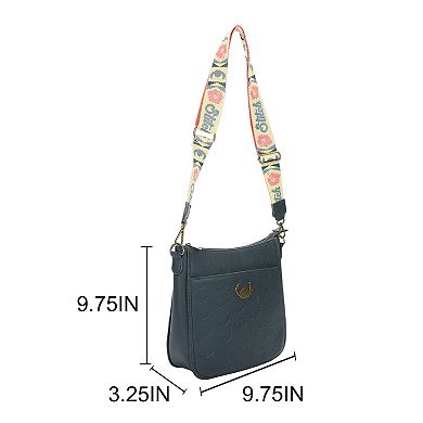 Disney's Lilo & Stitch Stitch Badge 9.75-Inch Crossbody Bag