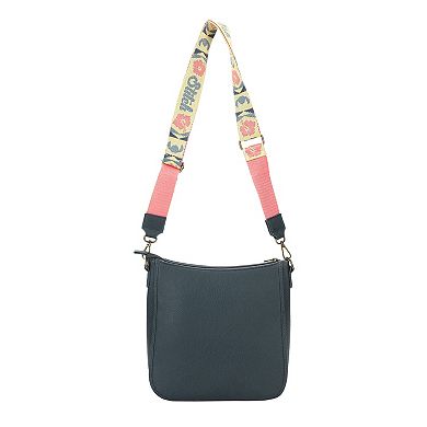 Disney's Lilo & Stitch Stitch Badge 9.75-Inch Crossbody Bag