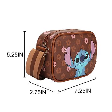 Disney's Stitch Crossbody Bag with Adjustable Strap