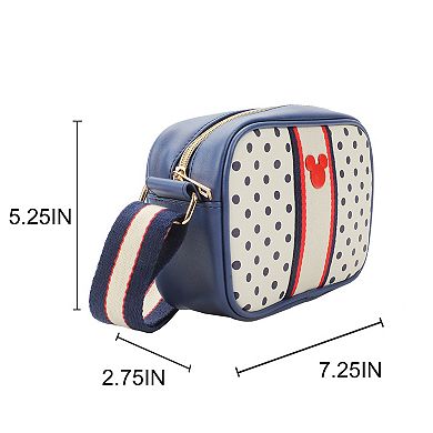 Disney's Mickey Mouse Polka Dot 7-Inch Crossbody Bag