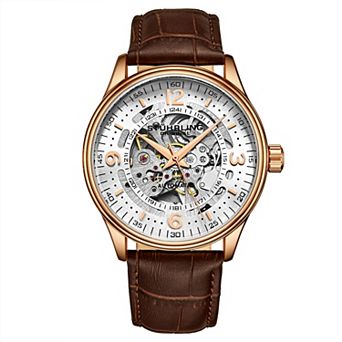 Stuhrling Denmark Men's Automatic Skeleton Watch - 3947