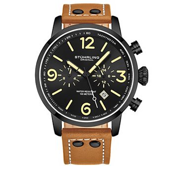 Stuhrling Men's 45mm Quartz Aviator Watch - 3956