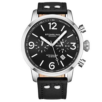 Stuhrling Men's 45mm Quartz Aviator Watch - 3956