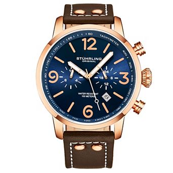 Stuhrling Men's 45mm Quartz Aviator Watch - 3956