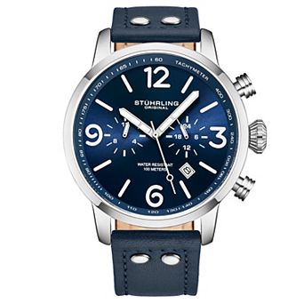 Stuhrling Men's 45mm Quartz Aviator Watch - 3956