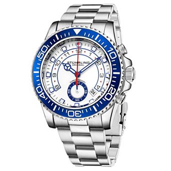 Stuhrling Brigadier Men's 42mm Quartz Chronograph Diver Watch - 3966