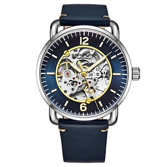 Stuhrling Men's 42mm Stainless Steel Automatic Skeleton Watch