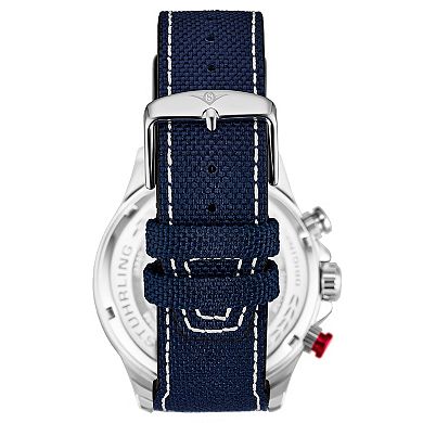Stuhrling Cordura Men's Quartz Aviator Watch - 4029