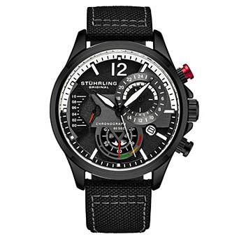 Stuhrling Cordura Men's Quartz Aviator Watch - 4029