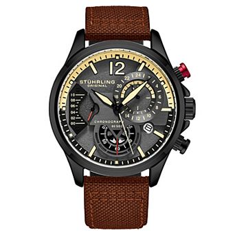 Stuhrling Cordura Men's Quartz Aviator Watch - 4029