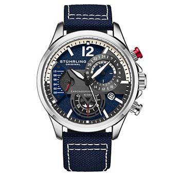 Stuhrling Cordura Men's Quartz Aviator Watch - 4029